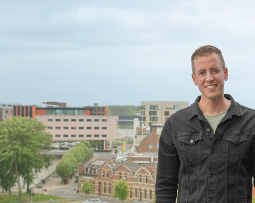 Guus op het stadhuis in Terneuzen